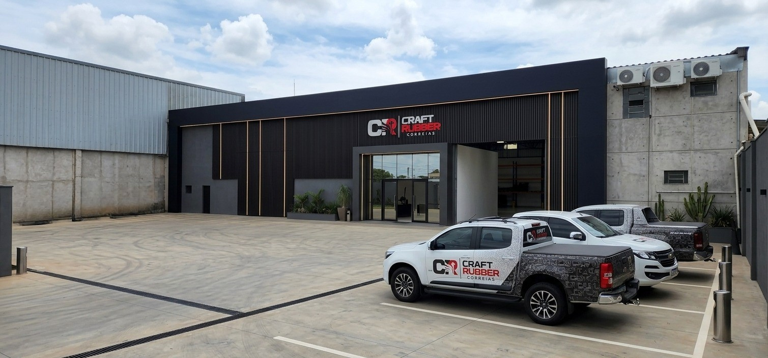 Fachada da Craft Rubber em Londrina